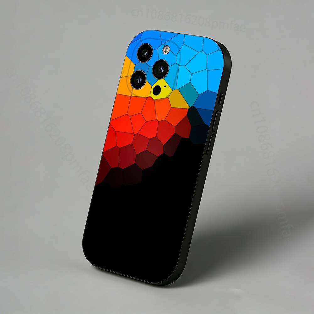 

Яркая чехол-накладка с сетчатым узором для iPhone 17,16,15,14,13,12,11 Pro,Max,Plus,X,XS,XR,SE,Mini Защитный чехол iPhone14
