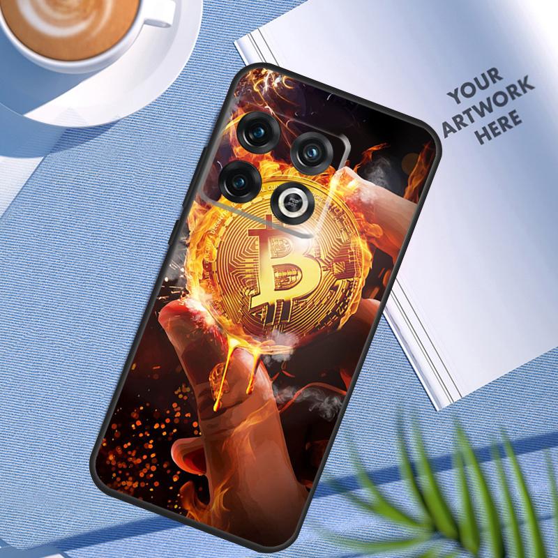 Bitcoin Case For OnePlus 11 12 9 10 Pro 10R 9R 8T 10T 12R Nord N10 N20 N30 2T CE4 CE 2 3 Lite Cover