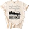 Vintage Bear Mountain Crewneck T-Shirt for Nature Lovers - Smoky Mountains Desig