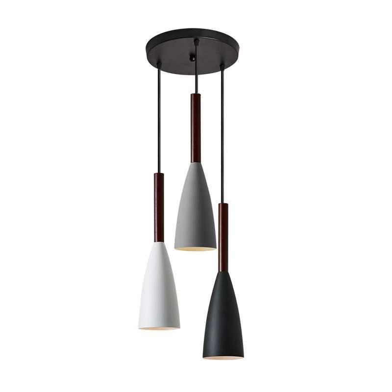 Nordic Minimalist Long Strip Pendant Light for Dining Room and Bar Counter Tri-color Dimming (White-Warm-Neutral)