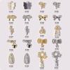 Luxury Zirconia Rhinestone Bow Nail Art Accessories