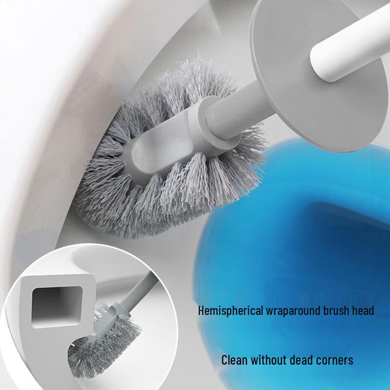 Anti-Splash Toilet Brush with Base