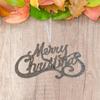 Plastic Christmas English Letter Sign Handmade Christmas Tree Decoration  New Year Decorative