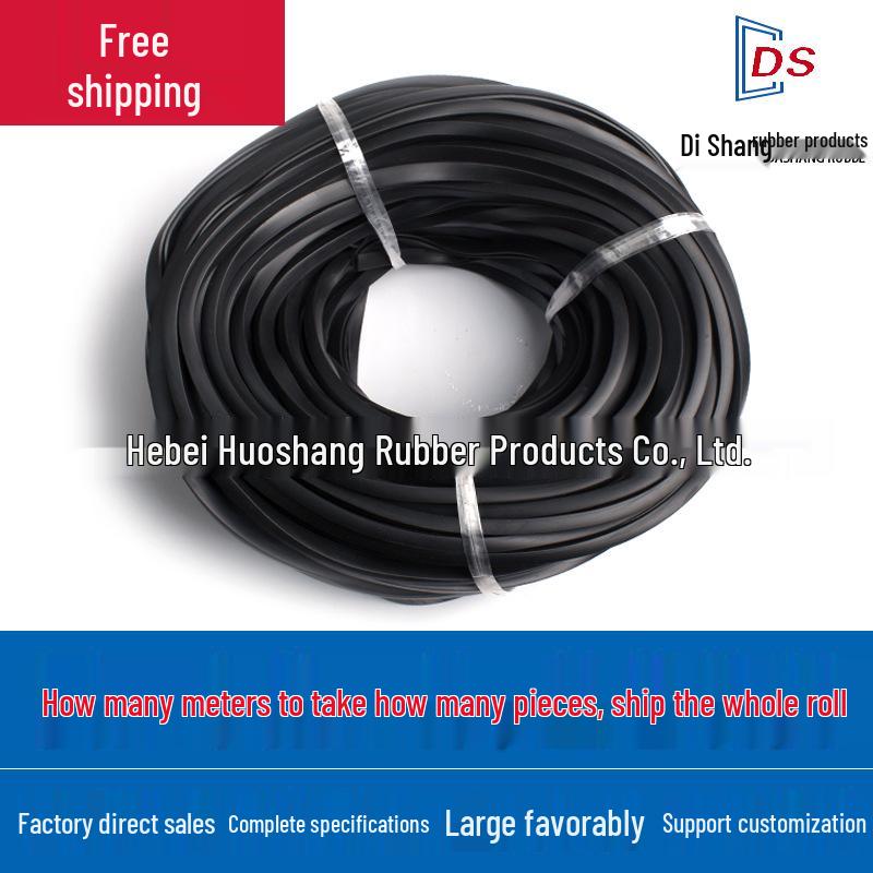 Self-Adhesive U-Shaped Rubber Trim for Glass and Metal Edge Protection