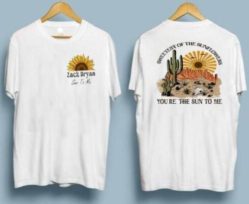 Sun To Me Vintage Zach Bryan Tour 2023 T-Shirt. XXXL