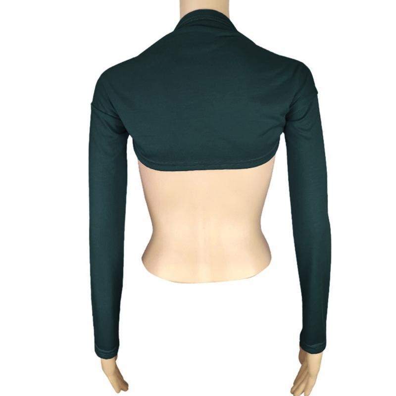 Breathable Woman Shrug Cardigan Shrug Crop Top Skin-friendly Long Sleeve Shawl