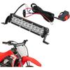 Dirt Bike Light Bar,60W 2500LM Motorcycle Headlight Light Bar Plug-Play Universal For Most 7/8" Handlebar CRF110 KLX140 KLX110 TTR110 TTR110E