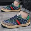 Dirty shoes, dirt-resistant high-value men's shoes, breathable and deodorant in summer, new printed board shoes, high street ins, all-match style