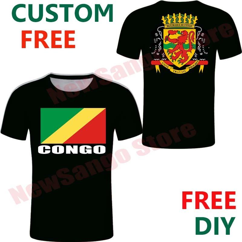

Republic Of Congo Youth T Shirt Congo Brazzaville Kids Child Football Jersey Personalized Name Number Logo On Casual Clothes S