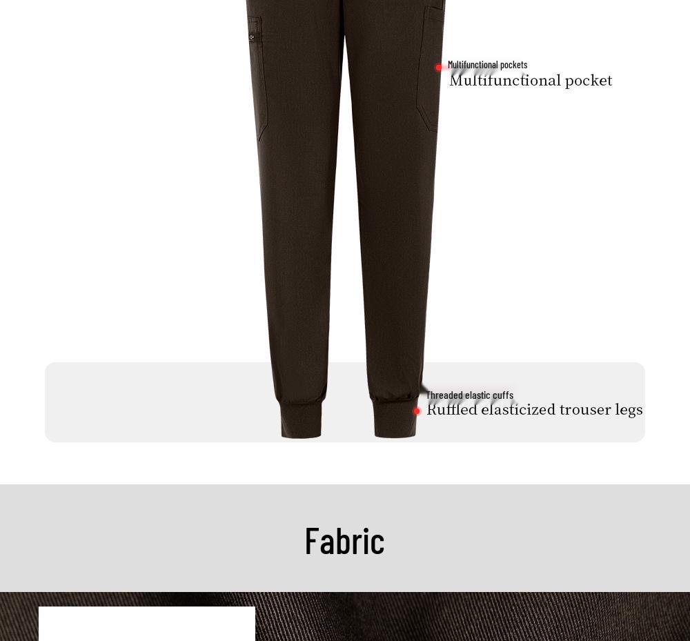 Sjuksköterskeskrubbdräkt i åtta färger - Andningsbar, Svettabsorberande Damuniform för Djursjukhus