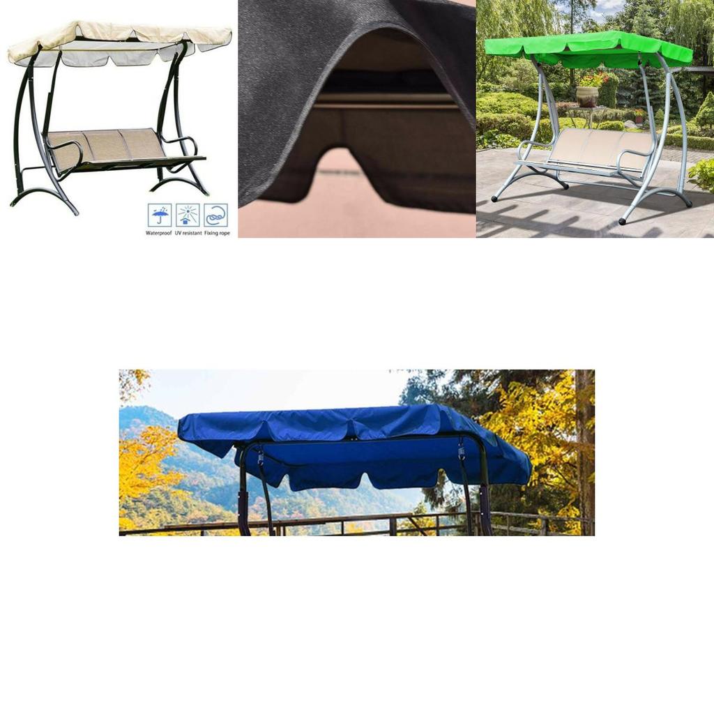 Durable Waterproof Replacement Canopy Cover For Garden Swing Seats