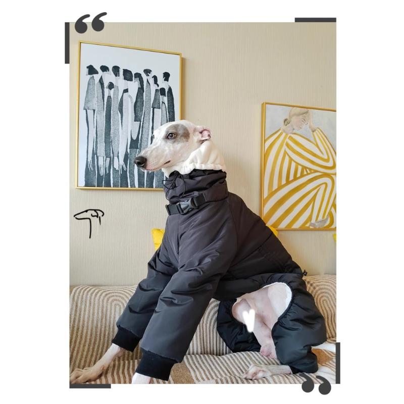 Waterproof Dog Clothes Winter Large Dogs Clothing Accessories Dogs Overalls with Hat Adjustable Warm Dog Coat Product Supplies