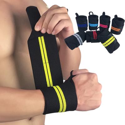 1 muñequera elástica transpirable para levantamiento de pesas, correa para el pulgar, soporte para gimnasio, fitness y levantamiento de pesas.