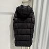 Womens Long Puffer Coat Knee-Length Winter Down Jacket Hooded Thick Loose Fit Elegant Office Style