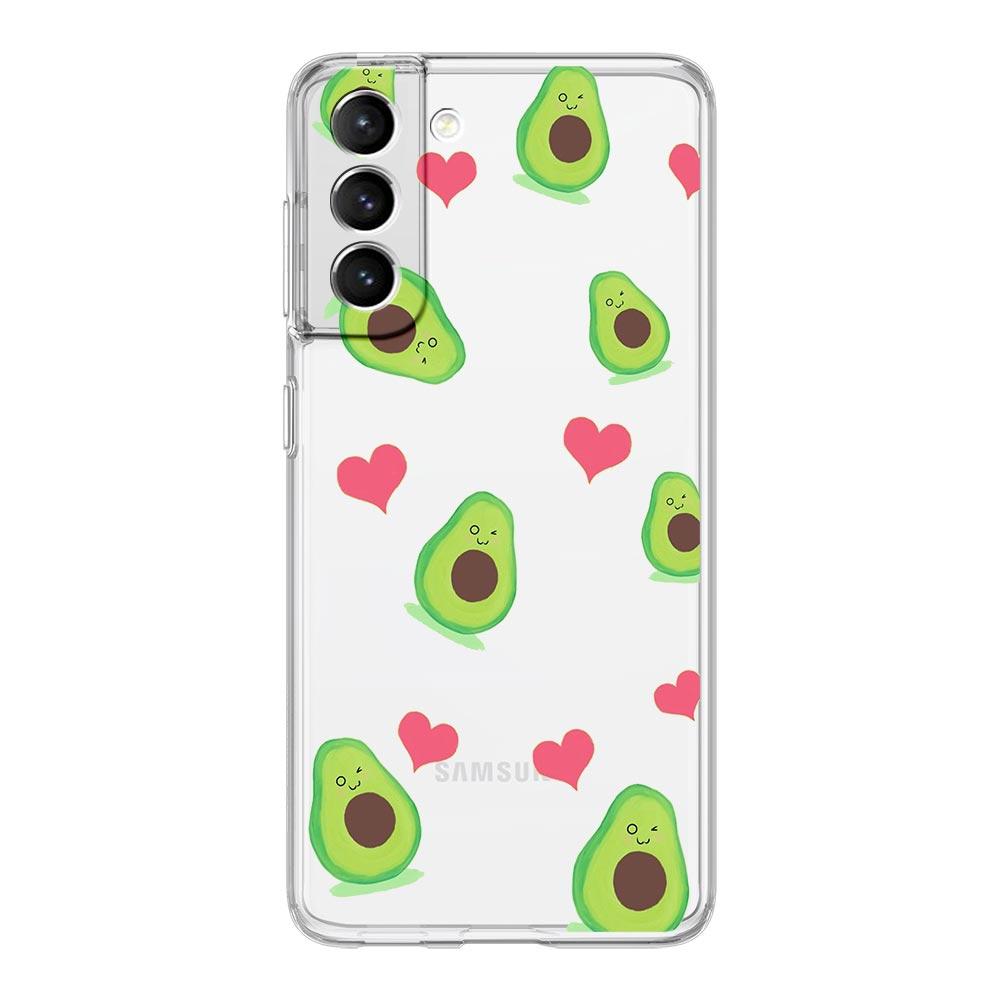 Roztomilý pouzdro na telefon s prasátkem, pandou a avokádem pro Samsung Galaxy S20 Ultra S21 FE 5G S10E S9 S8 S10 Plus Note 20 10 Lite M31 M22 M32 Kryt