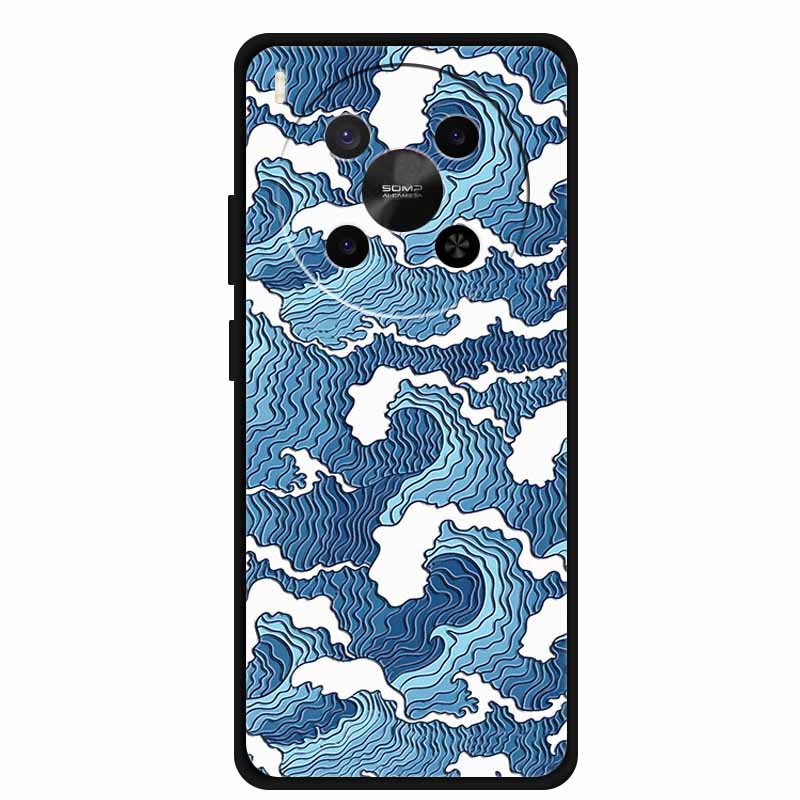 För ZTE Blade V70 Max Fodral 3D Blommigt Prägling Mjuk Silikon Telefonfodral för Nubia V70 Max Fodral Relief Blomma Skal Ny V 70 Max