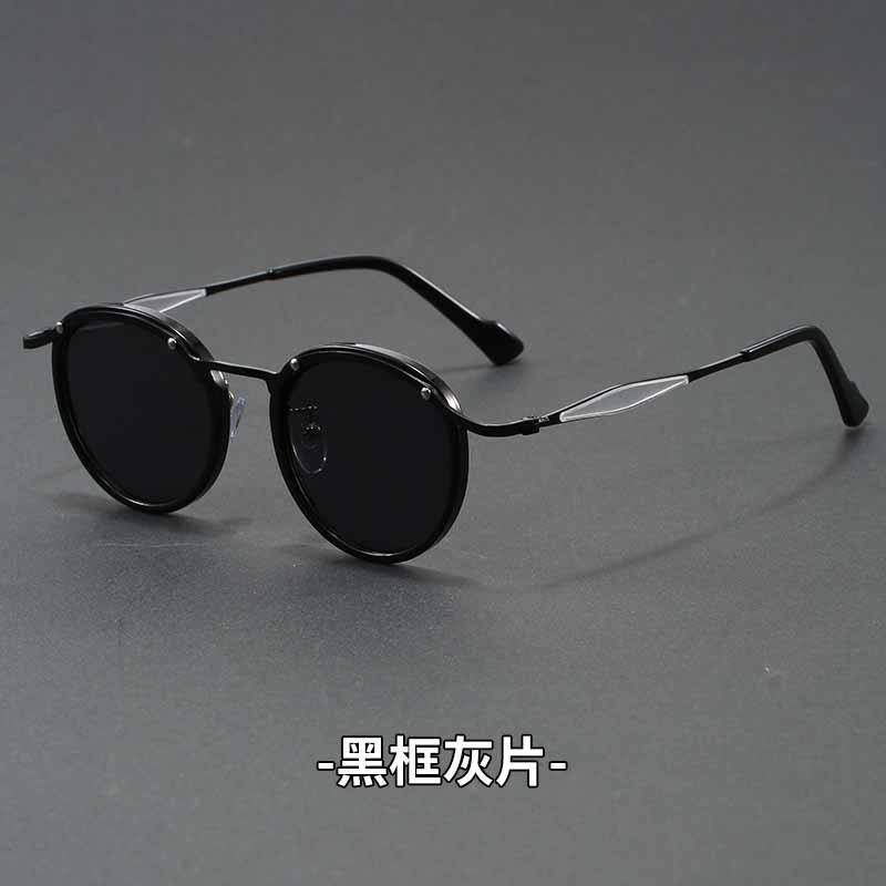 Retro Metal Frame High Quality Sunglasses for Women Men Trendy Punk Round Sun Glasses Luxury Brand Designer Driving Shades Women