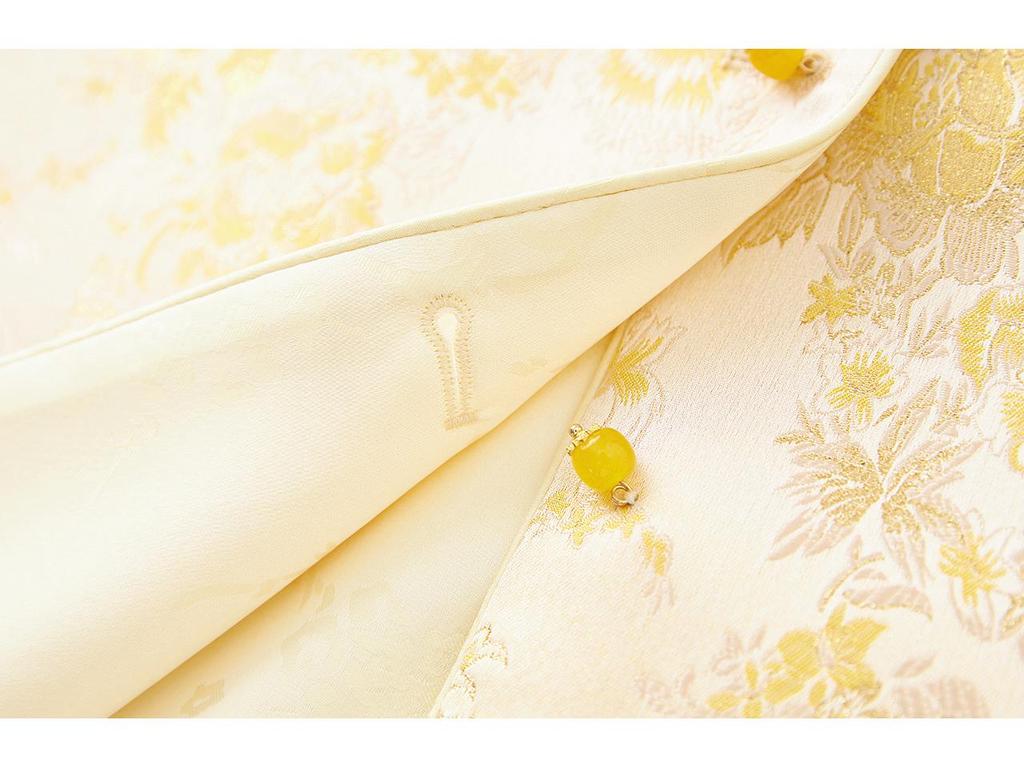 Ruicai Reversible Gold Thread Jacquard Jacket - Women's Autumn Style