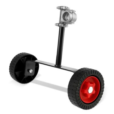 Adjustable String Trimmer Support Wheel Attachment 28mm(1.1 Inch)-26mm(1inch) for Weed String Trimmer Grass Cutter Parts