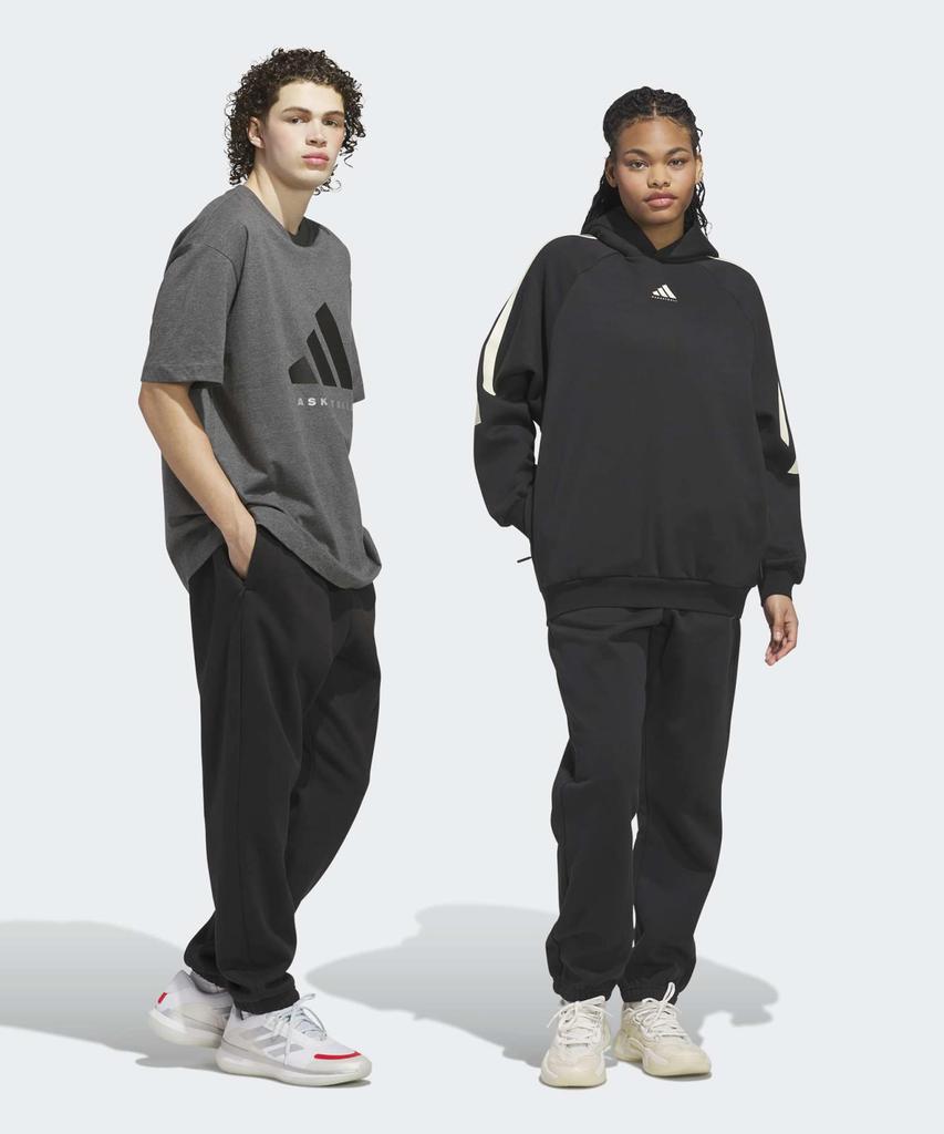 Adidas Basketball Fleece Joggers - Black / Jx5595