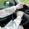 Sun Protection Long Arm Sleeves Breathable Summer Arm Cover UV Protection Lace Sleeve Cycling