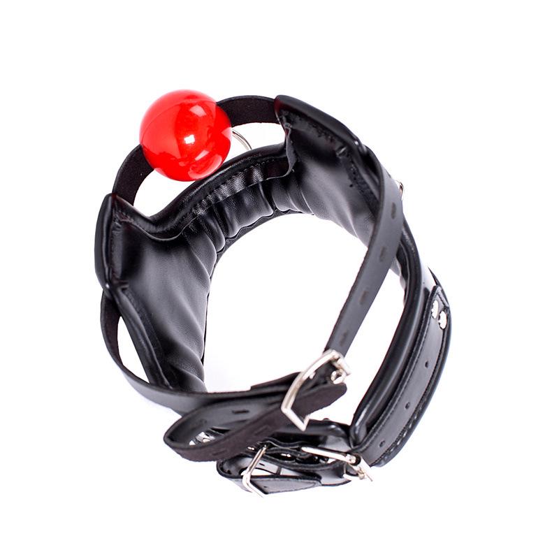 Reinforced Padded Collar Mouth Gag Mask for Adult Training and Punishment - European American Kink Bit Gag Substitute.
