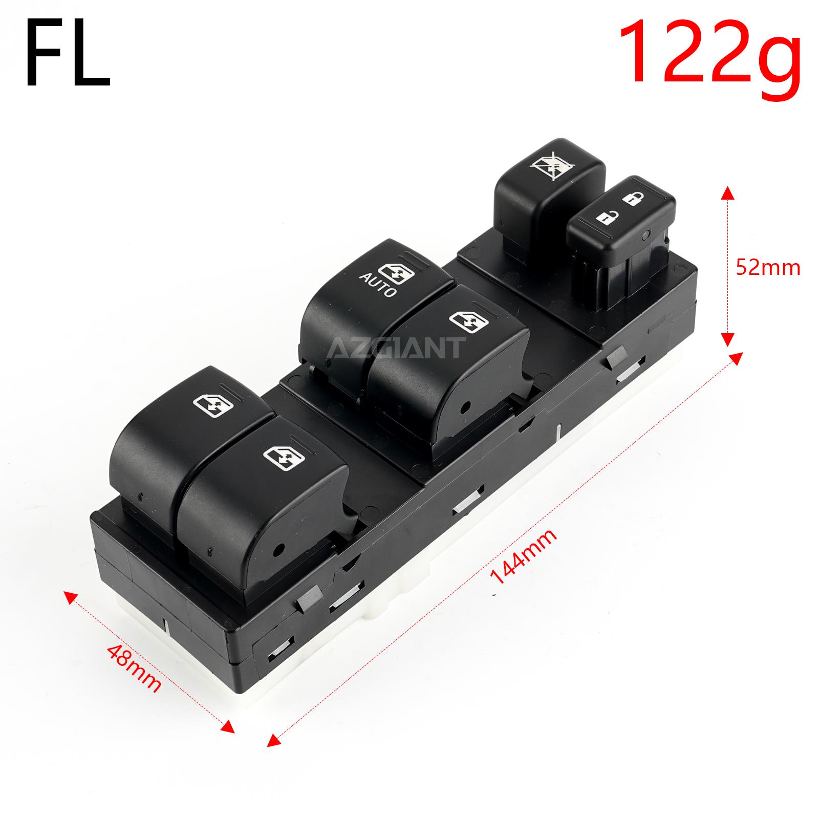 Power Window Lifter Control Main Switch for Subaru Forester 2014-2016 83071-SG040 Front Left Single AUTO Car Accessories 1pc Front Left