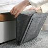 Bolsa de almacenamiento para cabecera de cama de fieltro, bolsa de escritorio para cama, sofá, TV, Control remoto, organizador de almacenamiento para sofá, soporte para cama, bolsillo