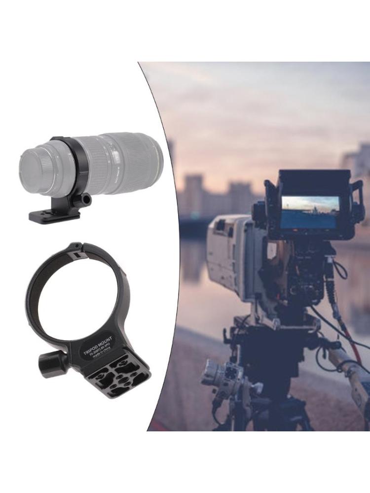 Anillos de Montaje para Trípode Collar de Soporte de Lente de Cámara de Aluminio Accesorio de Estabilidad para Cámara Instalación Sencilla para Teleobjetivo