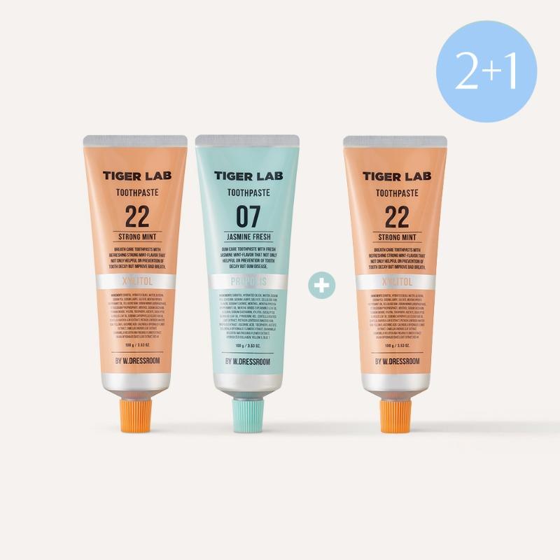[2+1] Tiger Lab Toothpaste 100g Isome 2 + Goochae 1