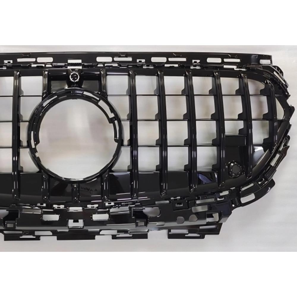 For Mercedes E-Class W214 S214 2025-2025 Front Grill Radiator Grille ABS Gloss Black Chrome Trim Bumper Mesh Panel Replacement