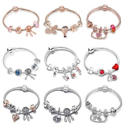 Creative DIY Bracelet Jewelry Set for Women Handmade Beaded Gift with Charm