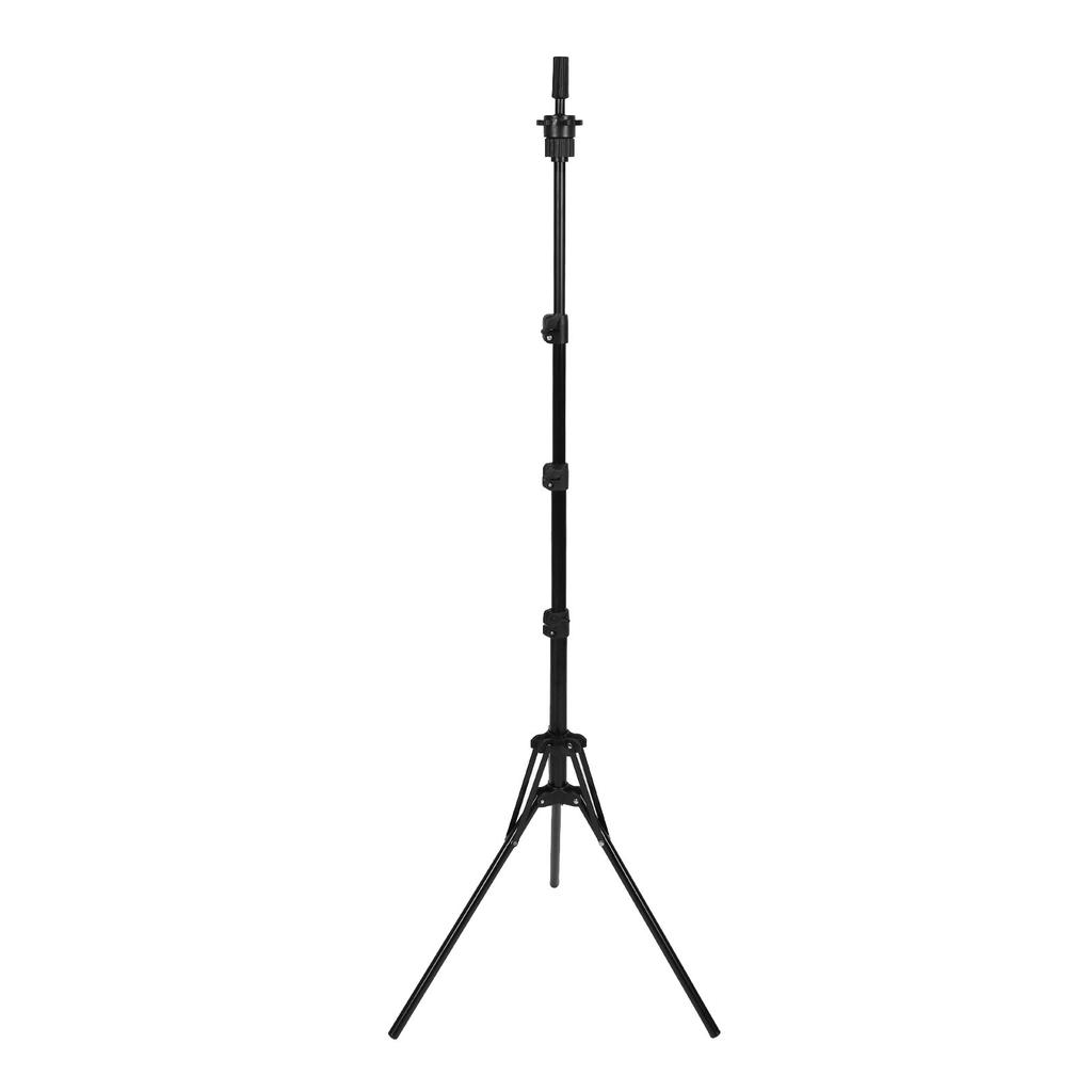Adjustable Wig Stand Tripod Lightweight Portable Aluminum Alloy Mannequin Head Stand for Hairdressing Training