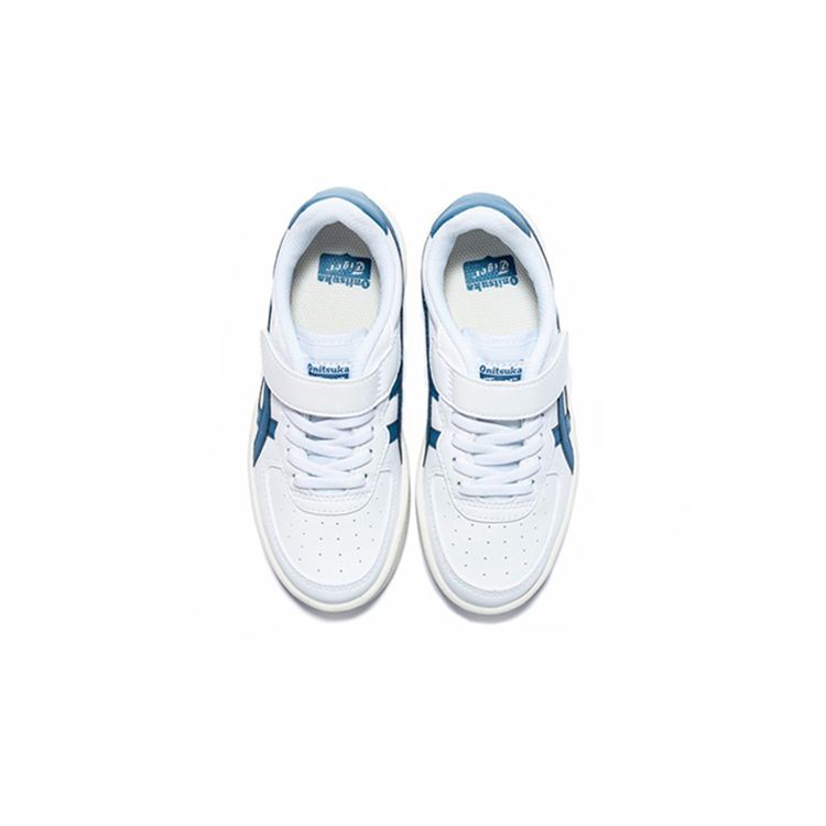 Onitsuka Tiger Gsm Low Top Kids Skate Shoes Kids sneaker White Blue 1184A022-103
