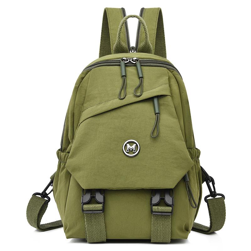 Schoolbag1011 New Casual Multi-functional Women's Backpack Breast Bag Diagonal Span Portable Versatile Women's Backpack Simple Travel Bag