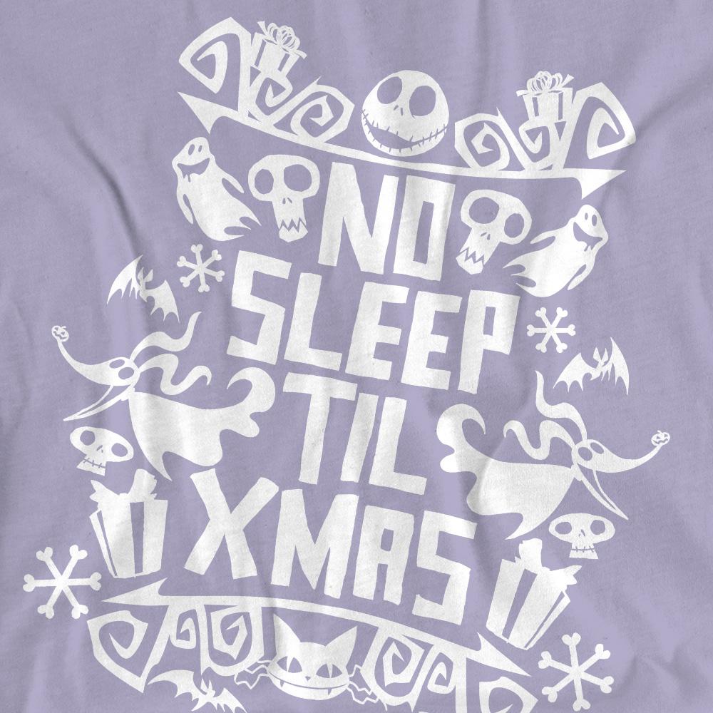 The Nightmare Before Christmas Womens/Ladies No Sleep Till Xmas T-Shirt