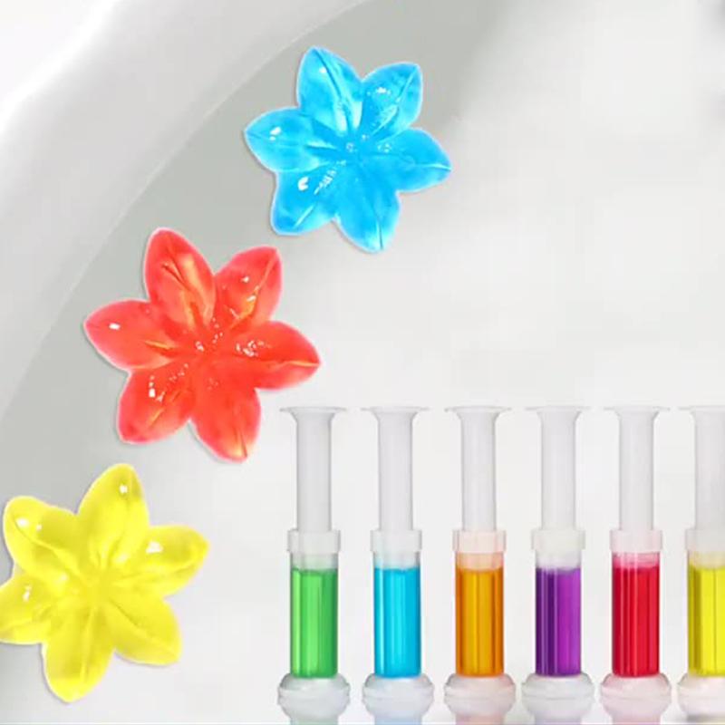 Houseeker Toilet Cleaning Gel Fragrance Toilet Deodorant Flower Bathroom Cleaning Tools