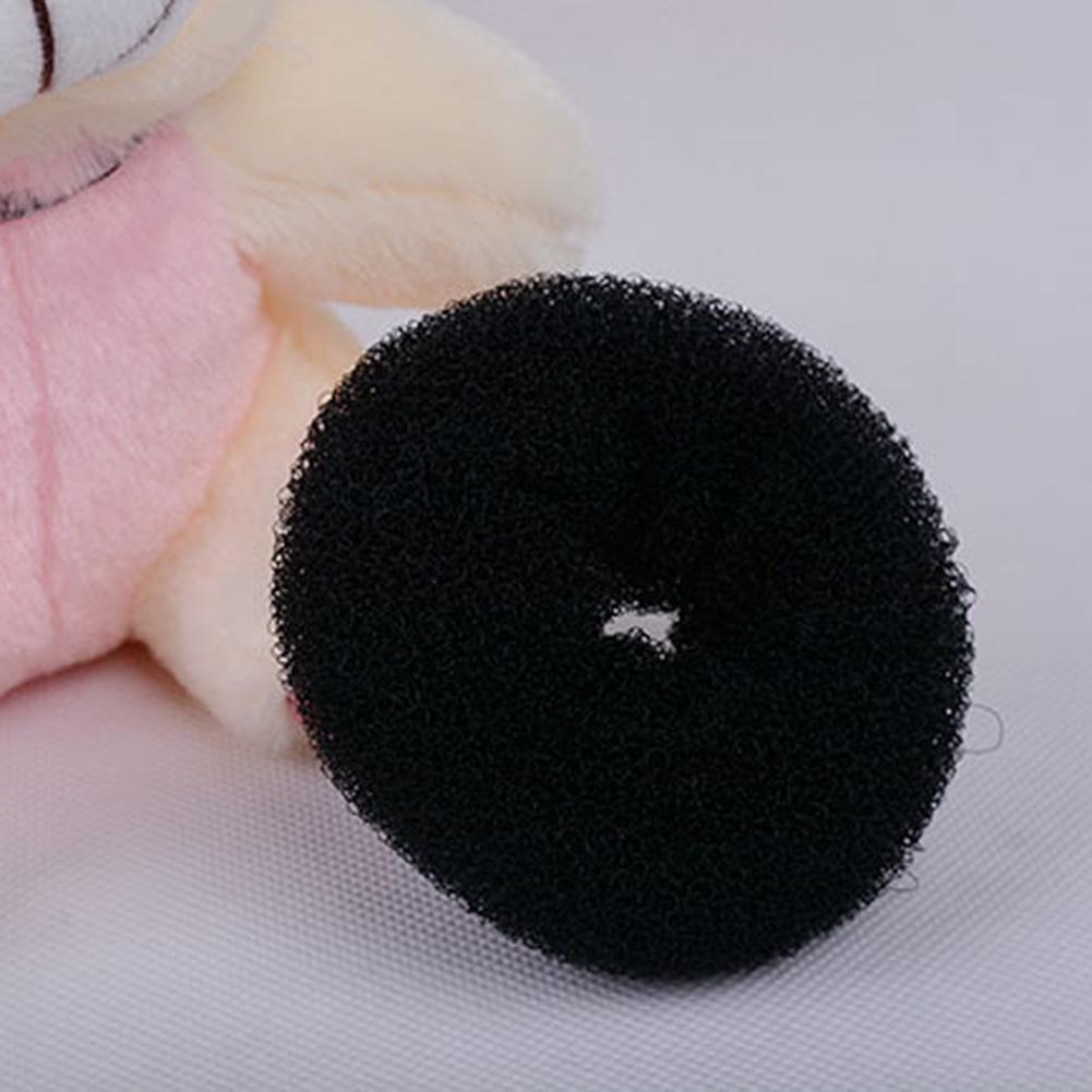 Women Girls Sponge Hair Bun Maker Ring Donut Shape Hairband Hair Styling Bun Maker Hair Band Accessories