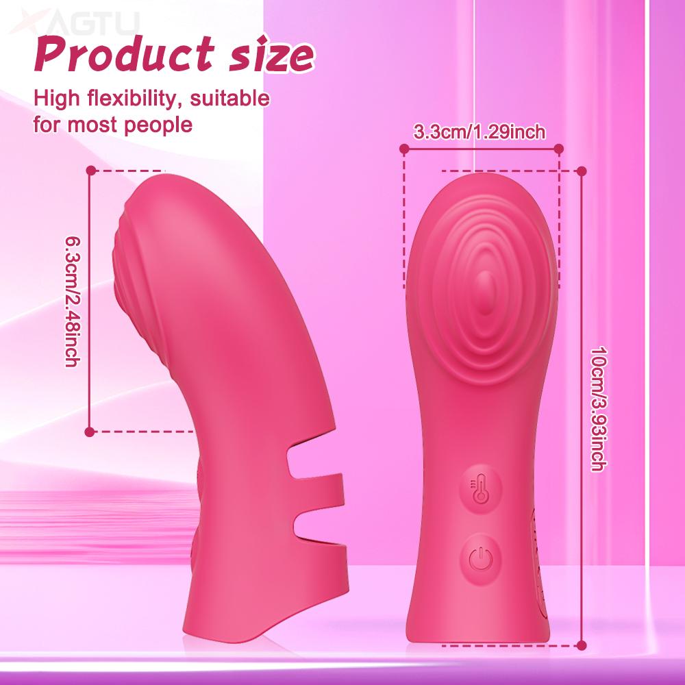 Adult Toys Finger Vibrator for Women Couple Clitoris Masturbation Tools Vibration Penetration Vagina Stimulator Dildo Vibrator