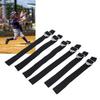 6 pz Cinghiette Parastinchi Catcher Professionali Traspiranti Elastiche Regolabili Parapiedi da Baseball con Fibbie Metalliche Antiruggine