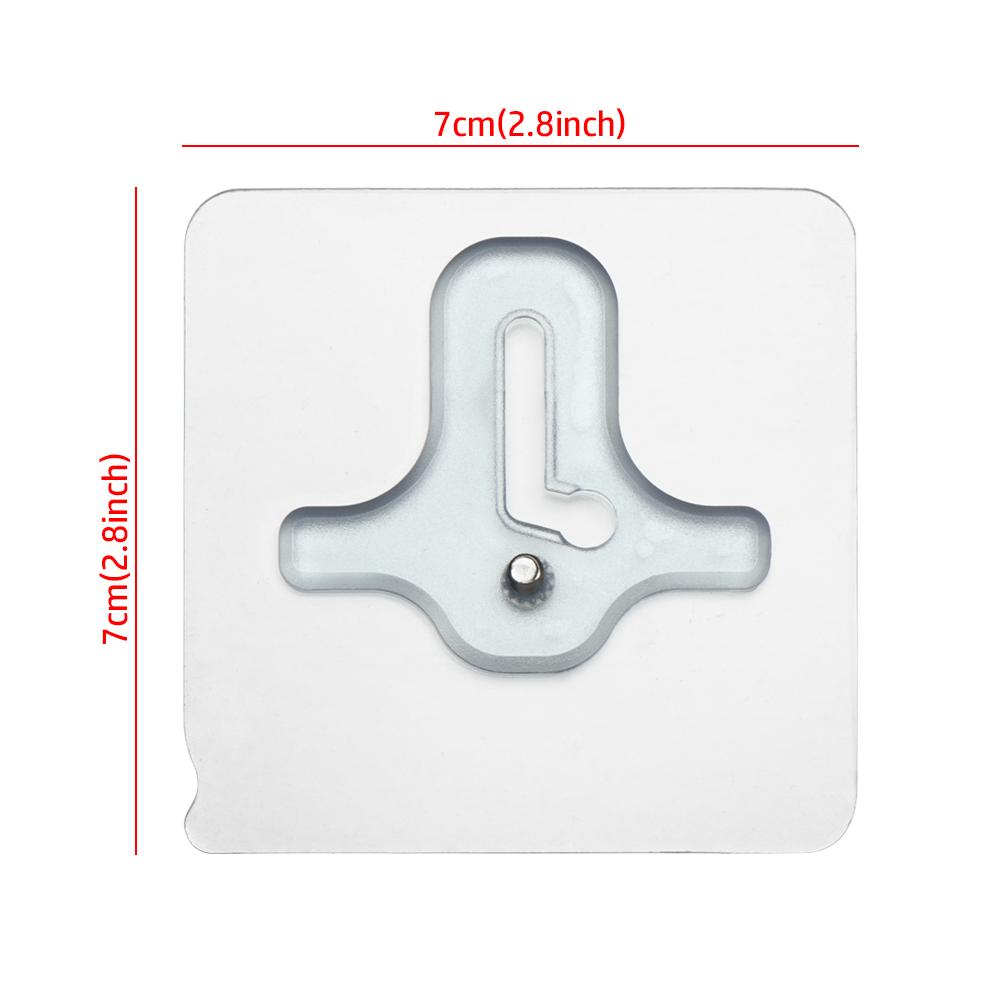 Universal Strong Adhesive Nail Wall Hook Non-Trace Nut And Screw Stickers No Drilling Photo Frame Kitchen Bathroom Holders Durab