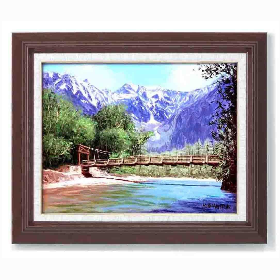 

11233 Исао Ояма Масляная живопись F6 «Камикоти»