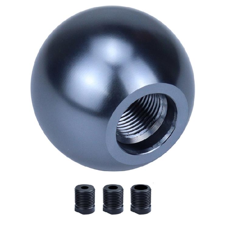 Round Ball Shifter Knob Universal for Various Cars Aluminum Ball Gear Shifter Knob Ergonomic Shape Comfort Grip
