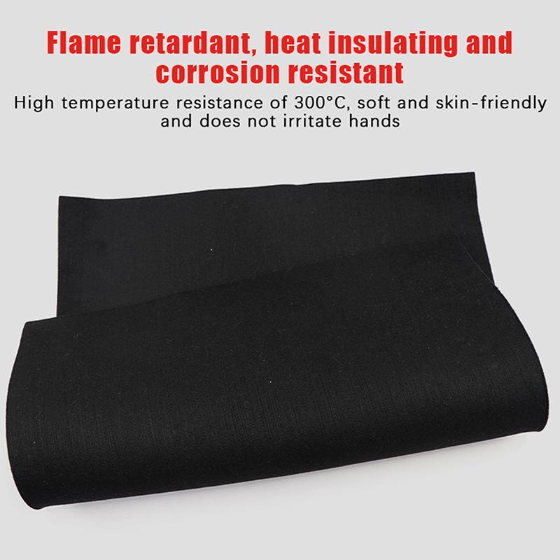 1/2/3Pcs Fireproof Pad Black Welding Protective Blanket Insulation Pad High-Temperature Pad 5mm 30 * 20cm Fireproof Durable
