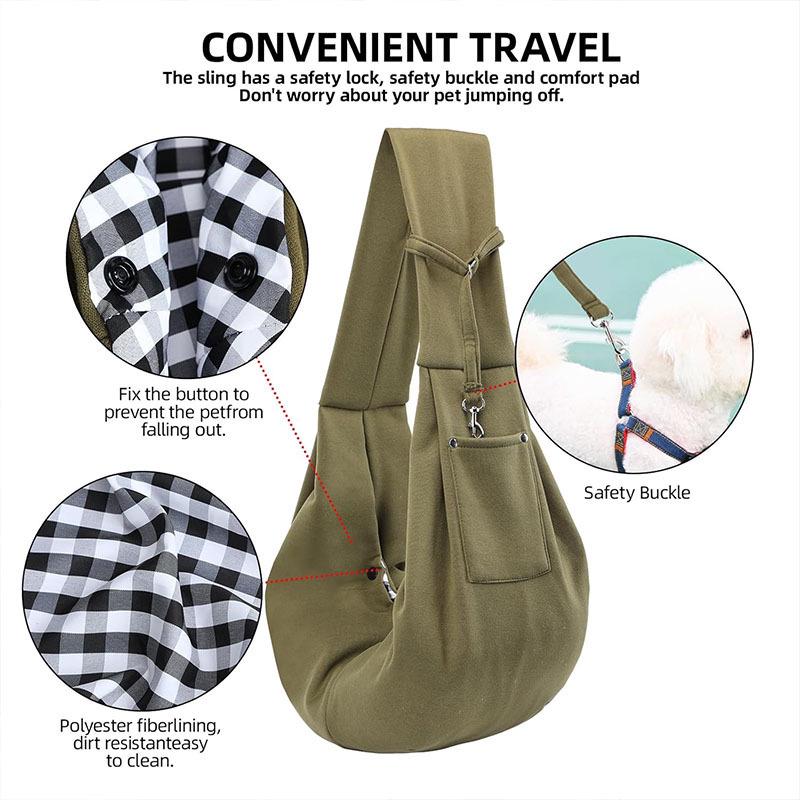 Pet Messenger Bag: Portable Cross-Border Backpack for Cats and Dogs
