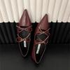 Temperament French Low-heeled Mary Jane Shoes Women's Spring and Autumn 2025 New Pointed Head Versatile Bow Gentle Single Shoes Women