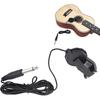 Clip On Pickup Microphone High Sound Quality, Portable, ABS and Metal Material for Violin Acoustic Guitar Ukulele