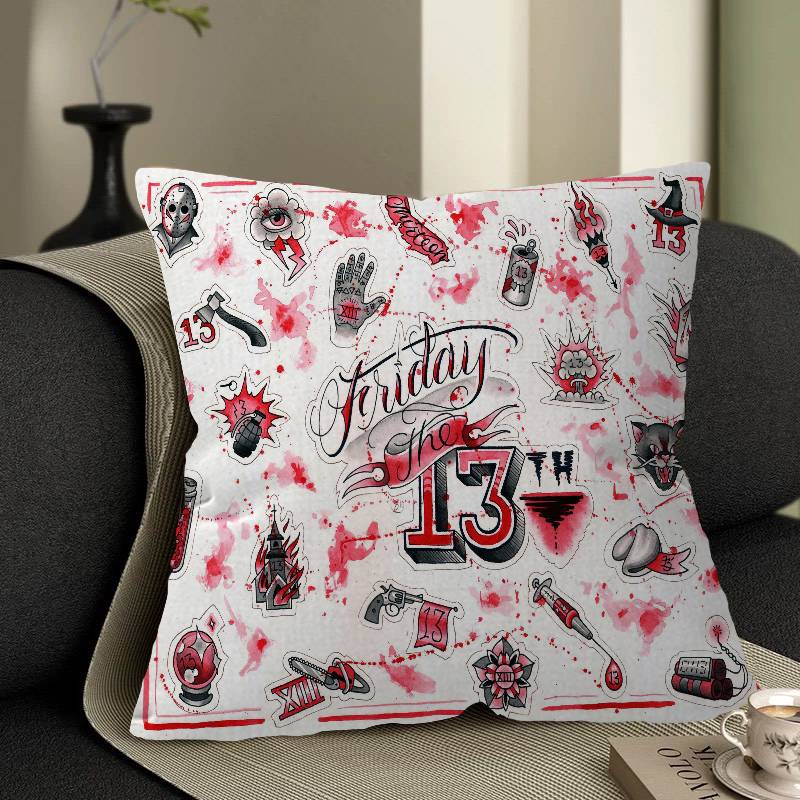 Film F-Friday The 13th Pillowcases Home Bedding Decorative Pillow Cover Wedding Super Soft Pillow Case