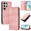 Für Samsung Galaxy S25 Ultra Brieftaschenhüllen Retro-Textur RFID-Blockierende Leder-Handyhülle