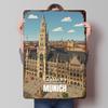 Minimalistisches München Reise Deutschland Blechposter Benutzerdefinierte Wandkunst Vintage Metallschilder Retro Blechschild für Heimdeko Artikel